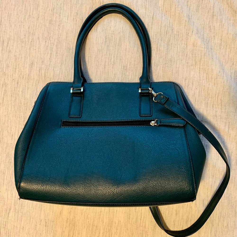 Mossimo Teal Leather Work Bag